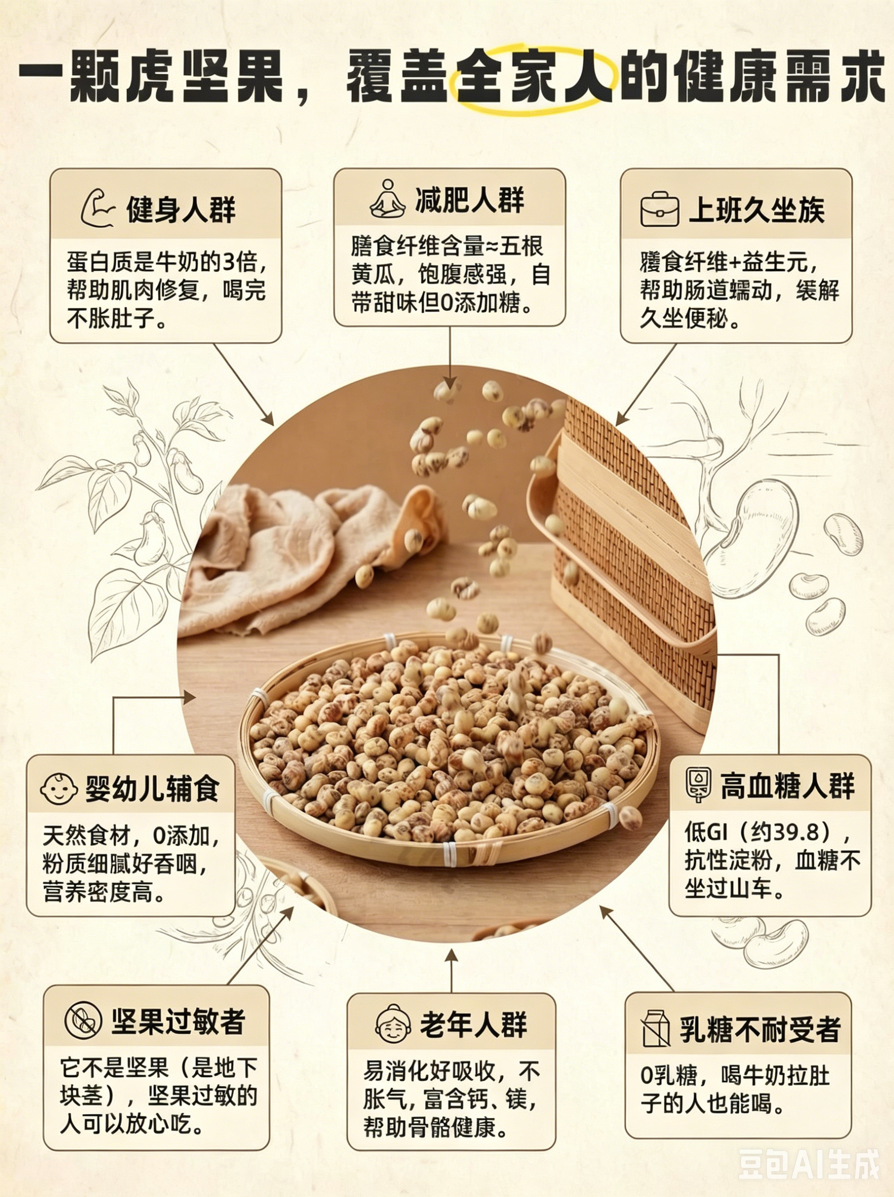 Organic Tiger Nuts (Raw) 有机天然油莎豆（去皮-生）