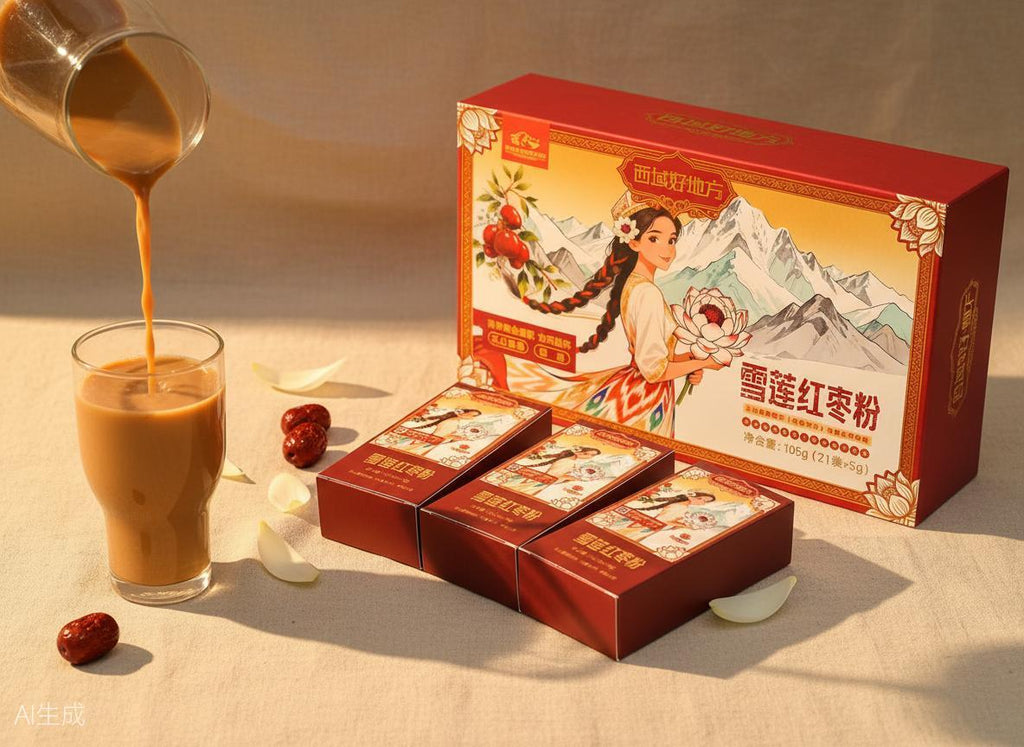Snow Lotus Jujube 天山雪莲红枣粉